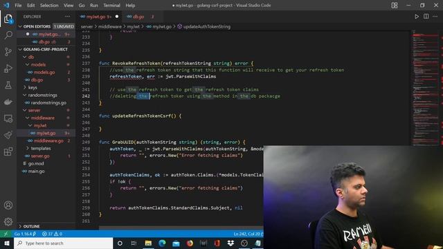 Golang Project Idea - CSRF Token Protection For API Security ?? PART - 14 #csrf-go смотреть онлайн