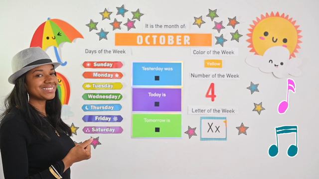 HAT WEEK | Letter X | Number 4 | Monday Circle Time with Ms. Erika смотреть онлайн