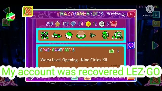 (Geometry Dash) Account Recovered смотреть онлайн