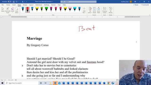 Discussion of "Marriage" by Gregory Corso -- Part I смотреть онлайн