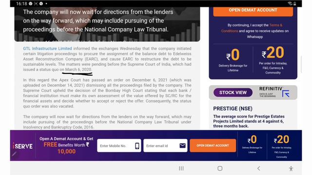 GTL Infra Latest News | Update | Target | GTL Infra Share Latest News | GTL Infra | 17 Jan 2022
