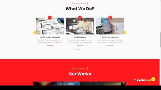 Nadus - Creative WordPress Theme creative agency web design Easy Create Website смотреть онлайн