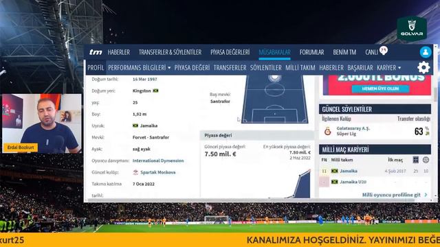 Shamar Nicholson Hamlesi I Belotti transferinde önemli gelişme I GS İlk 11 belli oldu #golvar смотреть онлайн