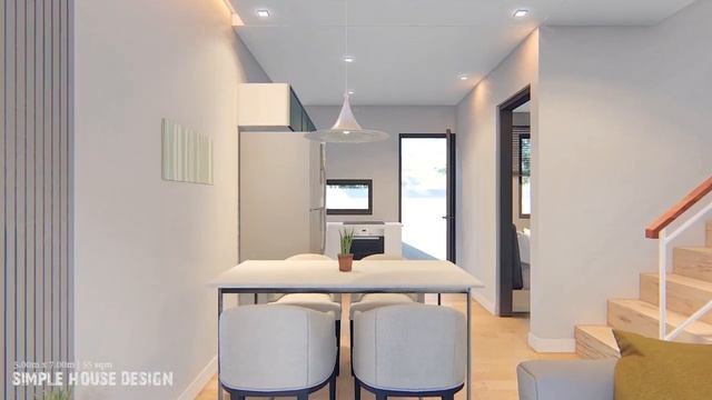 MODERN HOUSE DESIGN | 2 STOREY HOUSE | 5.00m x 7.00m (55 sqm Total Floor Area) | 3 BEDROOM смотреть онлайн