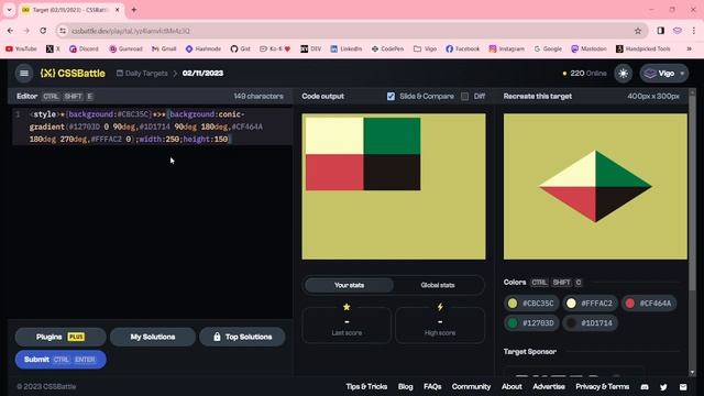 CSS Battle Solution | Daily Targets - 2nd November 2023 | CSS3 | CSS Challenge смотреть онлайн