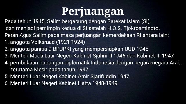 Tugas Sejarah Pahlawan Nasional Agus Salim