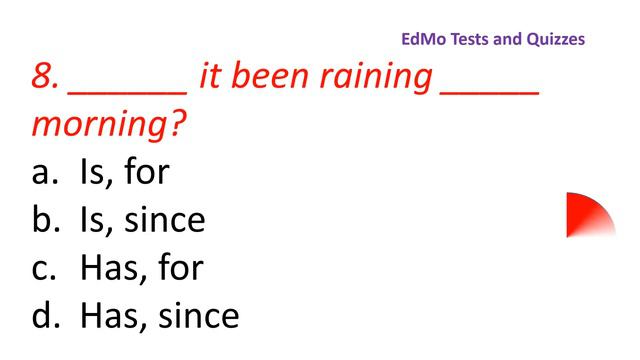 ENGLISH GRAMMAR Test - 8. Grammar Quiz. Grammar Questions. Improve your English. Learn Grammar. смотреть онлайн