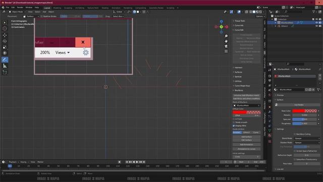 Blender Tutorial 3.0.0: PLAY GREASE PENCIL WITH Bsurface addon смотреть онлайн