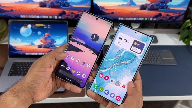 One UI 6.1 on S 24 Ultra Vs Google Pixel UI Android 14 - Animation Comparison - Which one is better смотреть онлайн