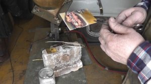 ПАЙКА САМОВАРА ЛАТУНЬЮ.