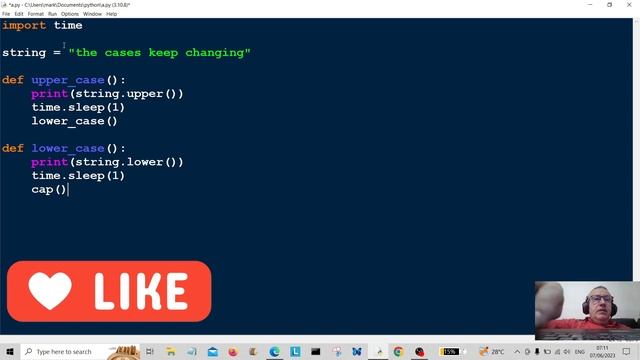 Python Beginners Programming - Upper Lower Case String Function Example смотреть онлайн