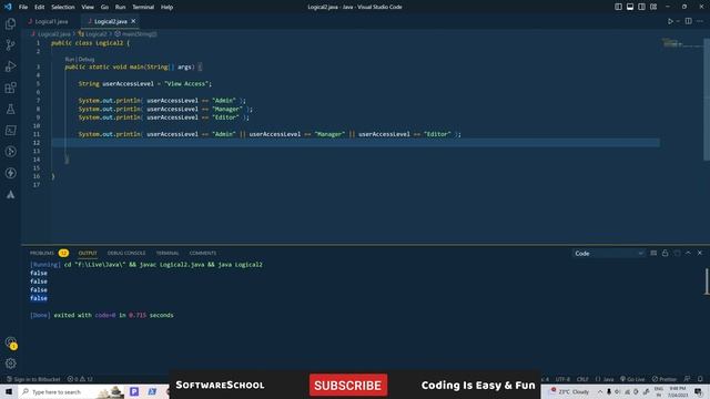 Java Tutorial For Beginners In Telugu -8 (Java Logical Operators) Java in Telugu, Java Full Course смотреть онлайн