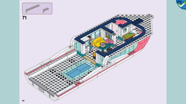 41381 Rescue Mission Boat LEGO® Friends Manual at the Brickmanuals Instruction Archive смотреть онлайн