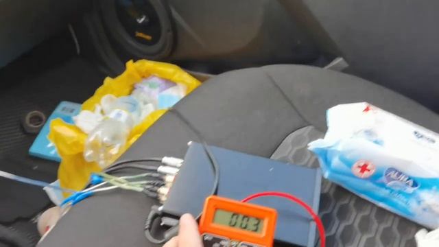 Замер разницы уровней мощности на каждый динамик в стерео авто смотреть онлайн