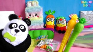 Покупки к школе  2020 Бэк ту скул Канцелярия для панды