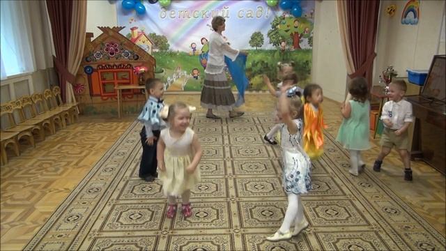 Игра с тучкой. Ритмика для малышей. смотреть онлайн