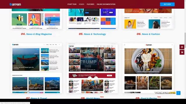 Darpan - News Magazine WordPress Theme editorial newspaper Easy Create Website смотреть онлайн