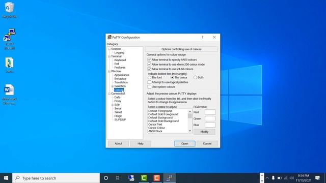 How to change text color in PuTTY (Forground and Background Color) смотреть онлайн