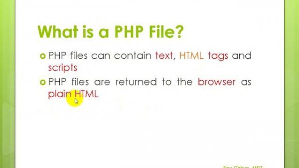 Learn PHP: Lecture 1 "PHP Introduction"