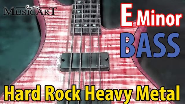 Heavy Metal Backing Track For BASS In E Minor