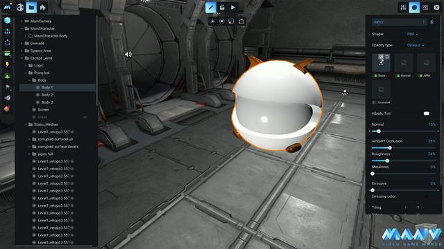 MANU #NoCode Video Game Maker | Realism in games with shaders смотреть онлайн