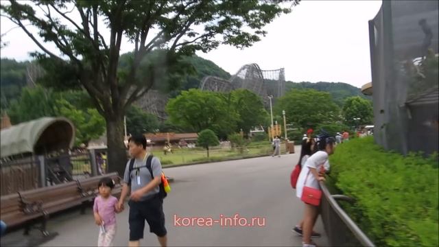 Парк развлечений EVERLAND в Южной Корее. г. Сеул. часть 1 смотреть онлайн
