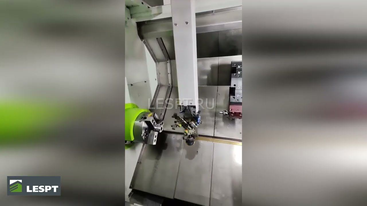 Токарный обрабатывающий центр T55M с роботизированной системой портального типа