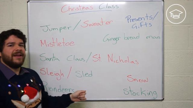 Christmas Vocabulary in English 1 | SEDA College Online смотреть онлайн