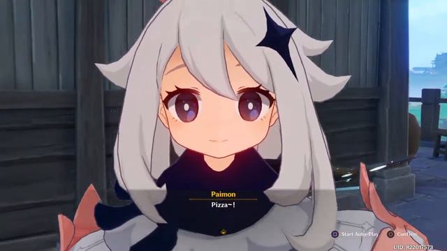 Genshin Impact Paimon Pizza смотреть онлайн