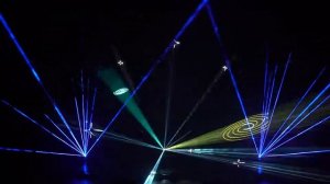 Лазерное шоу 3 Лазера МУЗЫКА