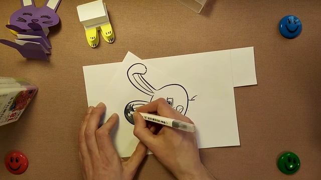 Как сделать прыгающего зайку из листка А4 Оригами смотреть онлайн