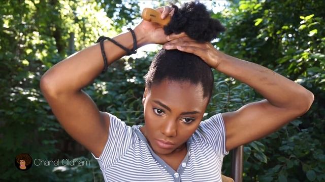 Protective Styles 2016 | Faux Bun on Short 4C Hair || Chanel Oldham смотреть онлайн