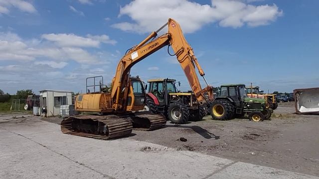 Hyundai Robex 130LC-3 Excavator c/w Wide Tracks For Auction 1st July 2020 (LOT: 221) смотреть онлайн