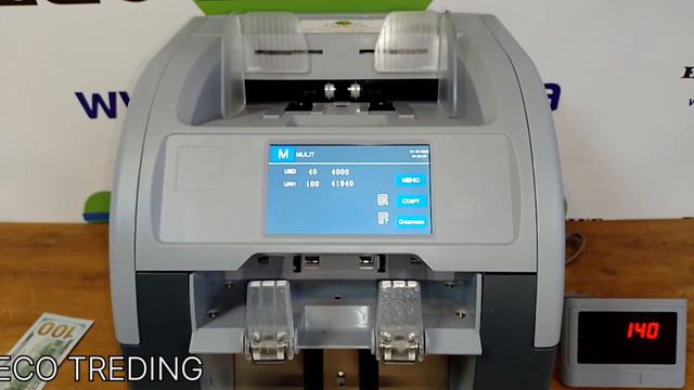 Grace GBS-3500 счёт смешанной валюты, постоянная запись USB серийных номеров банкнот сортировщик смотреть онлайн