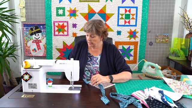 DIY Fabric Tie Face Mask with Jenny Doan of Missouri Star Quilt Company смотреть онлайн