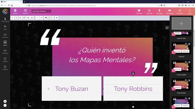 Crear TEST INTERACTIVO con Genially смотреть онлайн
