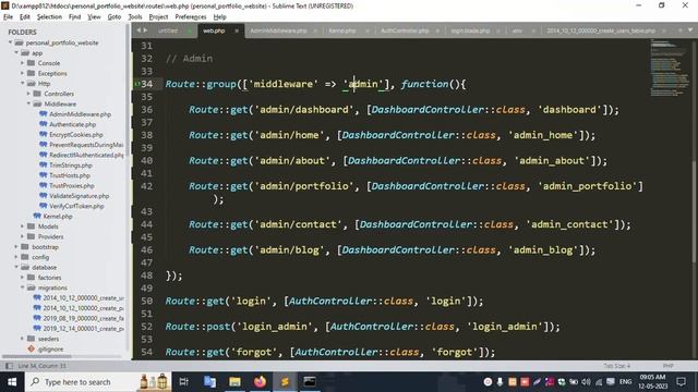 #7- Laravel 10 Custom Login, Logout and Bootstrap Message | Personal Portfolio Website Laravel 10 смотреть онлайн