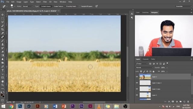 Hack to Extend Images for Social Media Covers in Photoshop смотреть онлайн