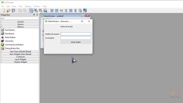 Python Curso V2: 473 1/2 Formulario de Inicio de Sesión de Usuario - Diseño GUI en Qt Designer смотреть онлайн