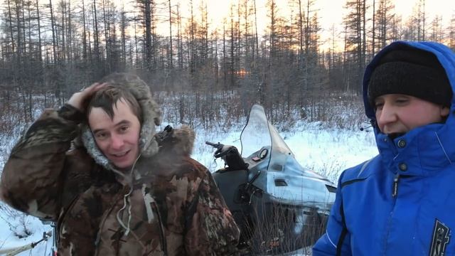 Заезд на охотничий участок. Открытие сезона охоты 2018. Якутия. смотреть онлайн