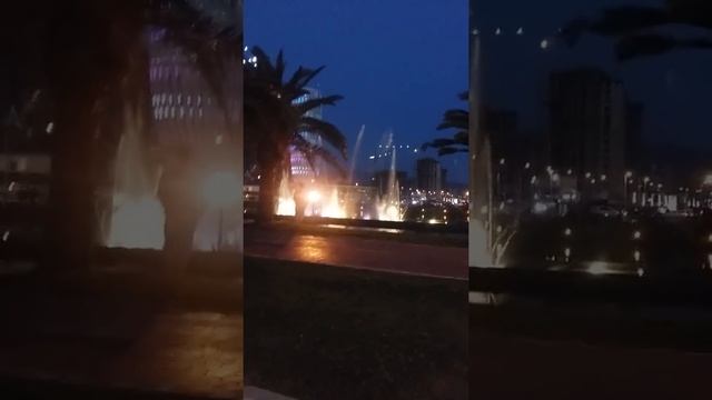 Вечерняя прогулка по новому Бульвару. Достопримечательности Батуми. New Boulevard. Batumi. Georgia. смотреть онлайн