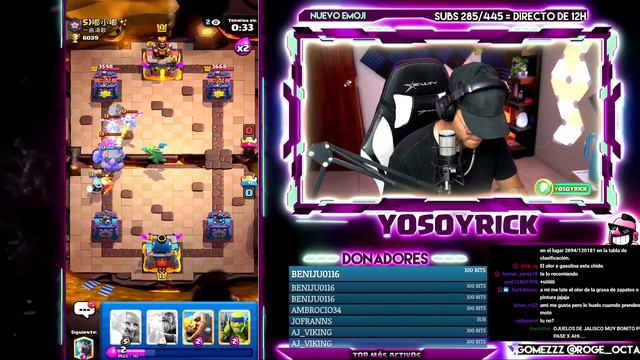 LLEGUÉ AL "TOP 17" DEL MUNDO CON MI NUEVO MEJOR MAZO! Clash Royale - YoSoyRick смотреть онлайн