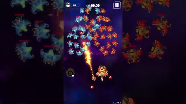 Galaxy Attack: Space Shooter - Gameplay IOS & Android -Walkthrough #40 смотреть онлайн