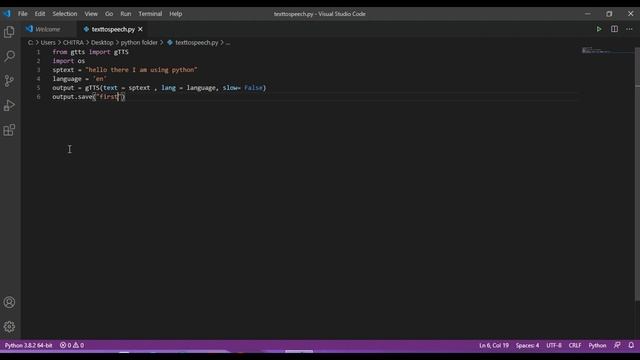 Text To Speech | Python | gTTS | Two Methods смотреть онлайн