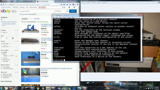 HP Switch Basic Configuration смотреть онлайн