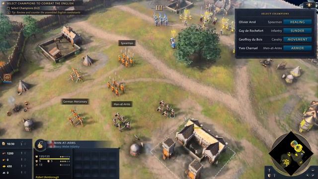 The Hundred Years War: The Combat of the Thirty Walkthrough - Age of Empires 4 Campaign смотреть онлайн