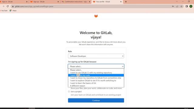 How to create free Gitlab account in 2022 | [Step by step] | in telugu | #tvstreetechnologies смотреть онлайн
