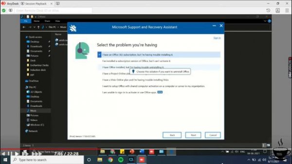 How to uninstall Microsoft office 365 for 2016 in windows 10 | Error code : 30045-44 (1)