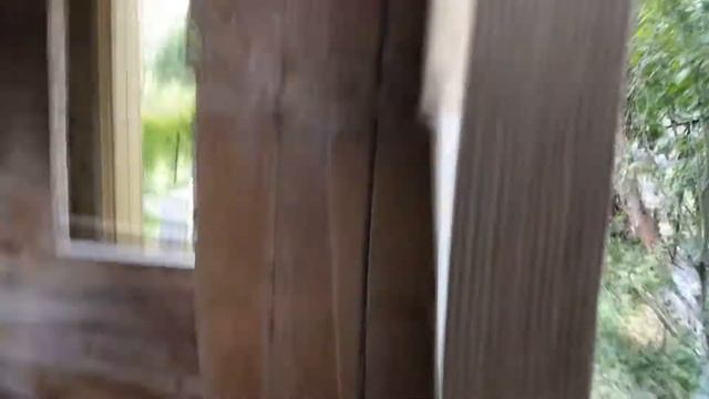 Окосячка (обсада) оконных проемов. Изготовление шипа ручной циркуляркой. смотреть онлайн