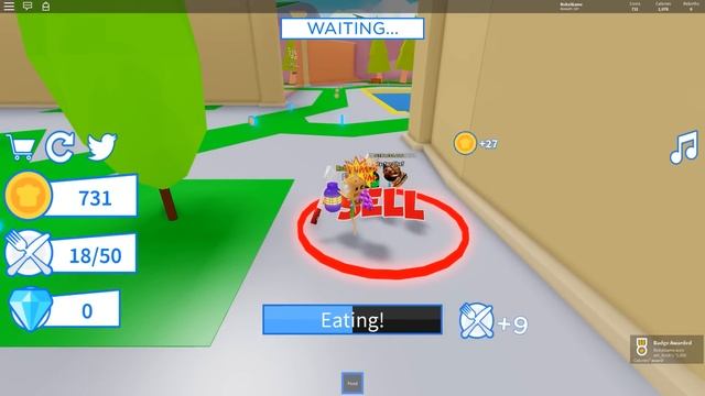 ЧТО БУДЕТ ЕСЛИ СЪЕСТЬ МИЛЛИОН БУРГЕРОВ? СИМУЛЯТОР ТОЛСТЯКА! Roblox Simulator смотреть онлайн